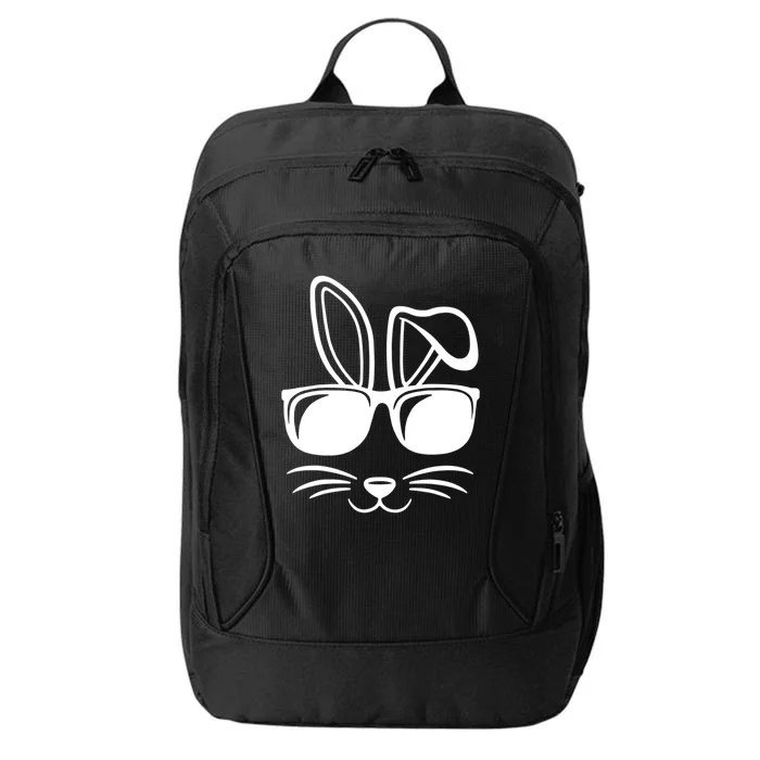 Bunny Face With Sunglasses Easter Day City Backpack