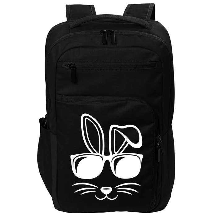 Bunny Face With Sunglasses Easter Day Impact Tech Backpack