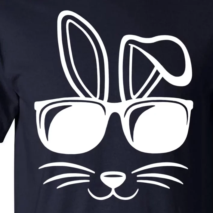 Bunny Face With Sunglasses Easter Day Tall T-Shirt