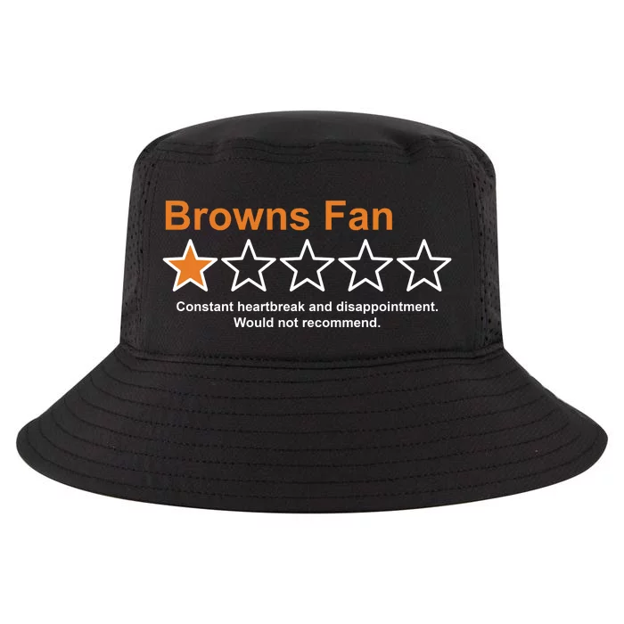 Browns Fan Would Not Recommend 1 Star Funny Cool Comfort Performance Bucket Hat