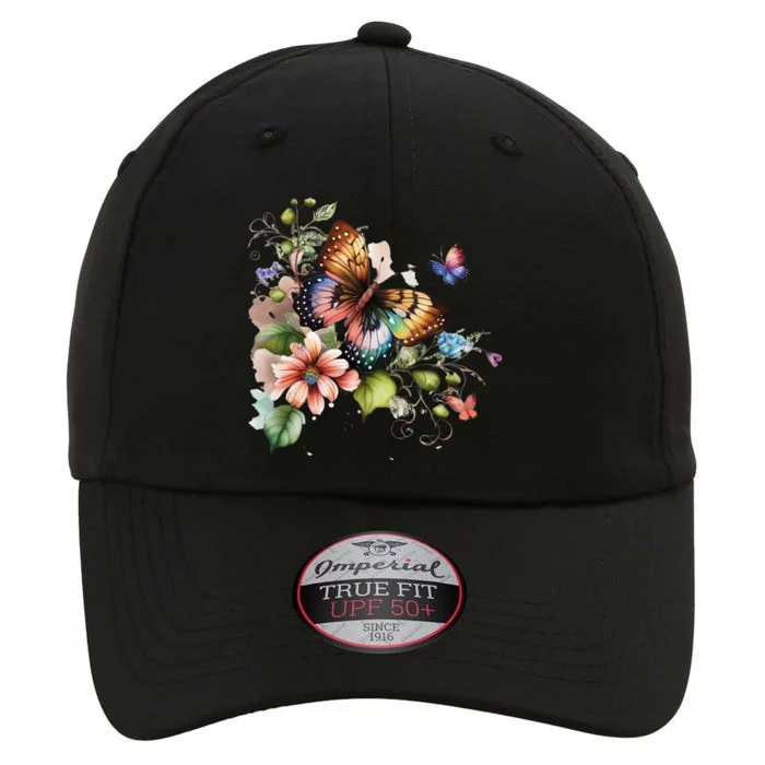 Butterfly Floral Watercolor The Original Performance Cap