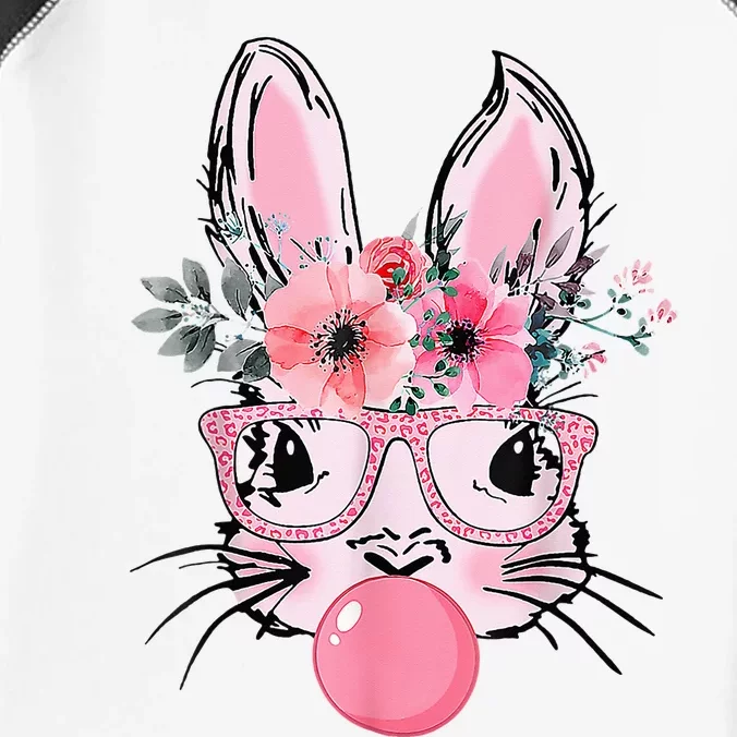 Bunny Face With Glasses Bubblegum Happy Easter Infant Baby Jersey Bodysuit