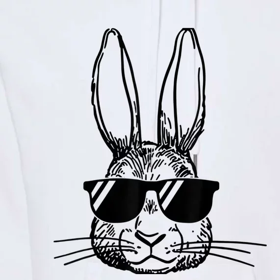 Bunny Face With Sunglasses For Boy  Kid Easter Day Premium Hoodie