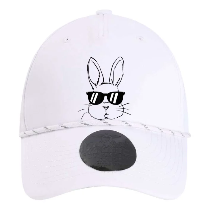 Bunny Face With Sunglasses For Boy  Kid Easter Day Performance The Dyno Cap