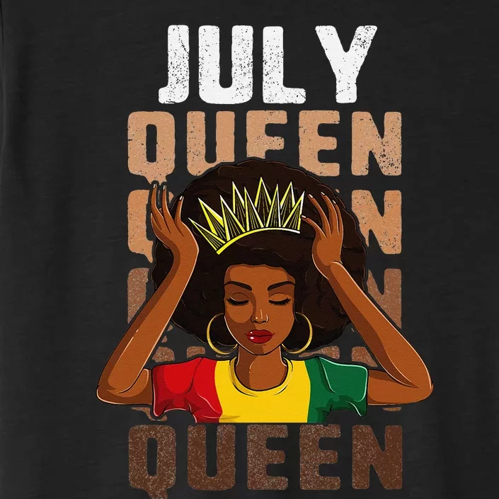 Birthday For Women July Queen African ChromaSoft Performance T-Shirt