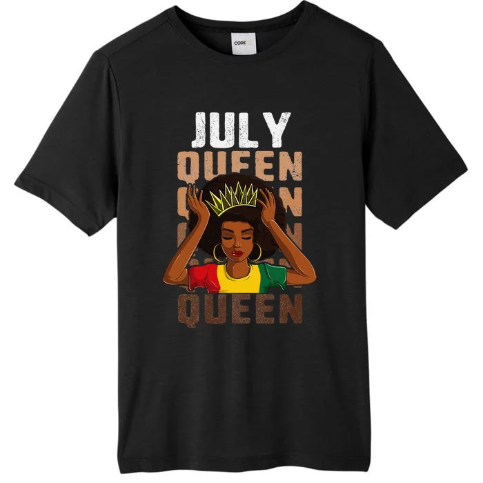 Birthday For Women July Queen African ChromaSoft Performance T-Shirt