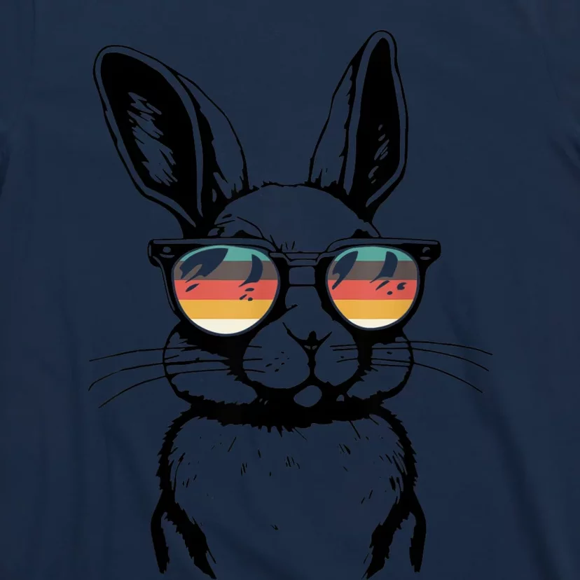 Bunny Face With Sunglasses For Easter Day T-Shirt