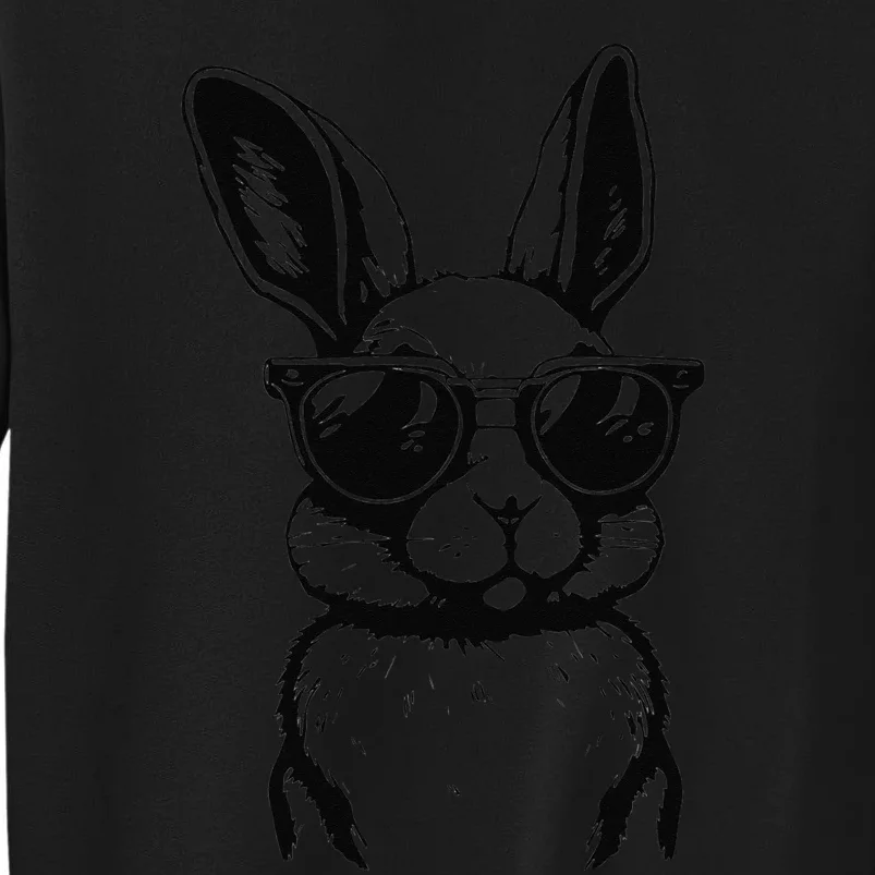 Bunny Face With Sunglasses For Easter Day Sweatshirt