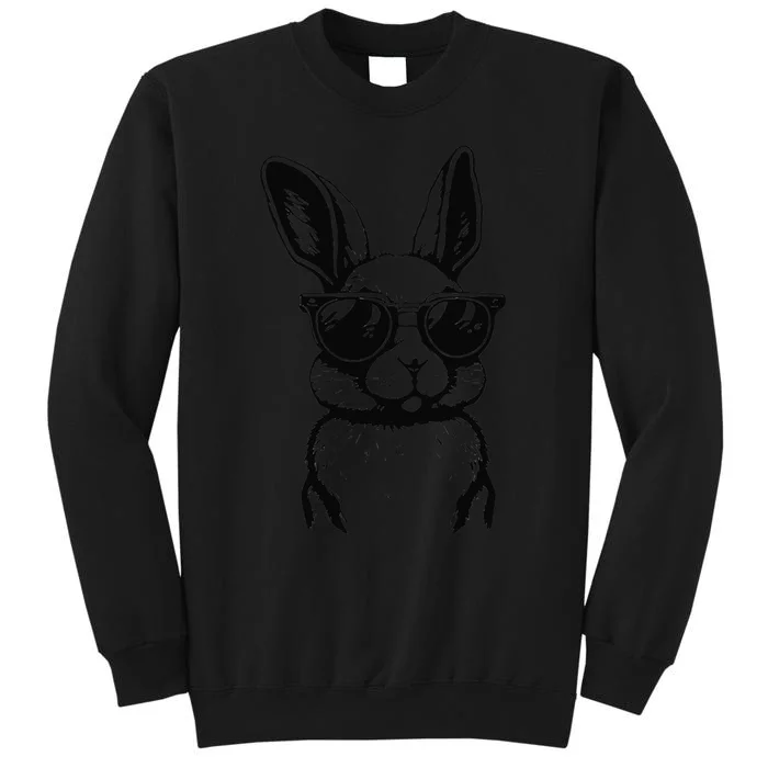 Bunny Face With Sunglasses For Easter Day Sweatshirt