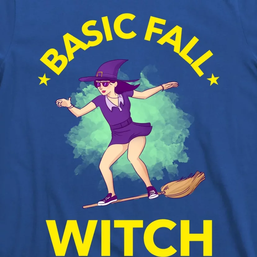 Basic Fall Witch Funny Cute Spooky Halloween Costume Gift T-Shirt