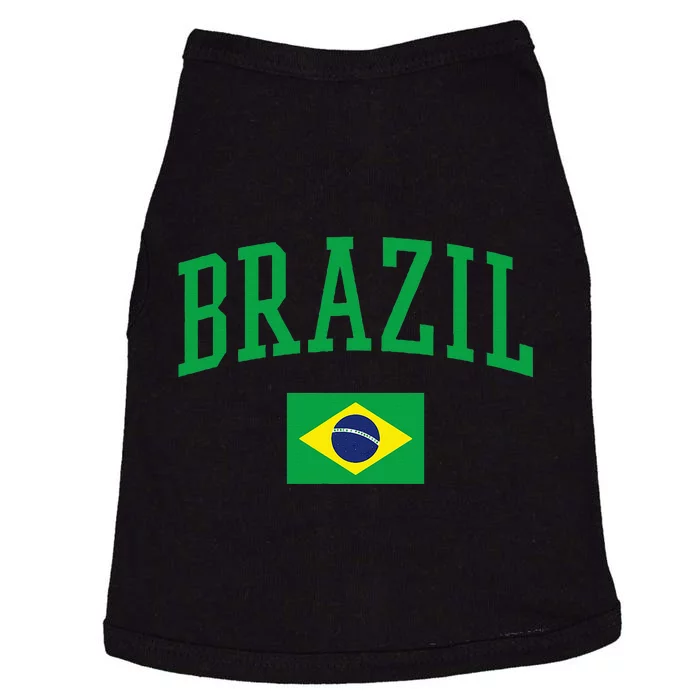 Brazil Flag Yellow Doggie Tank