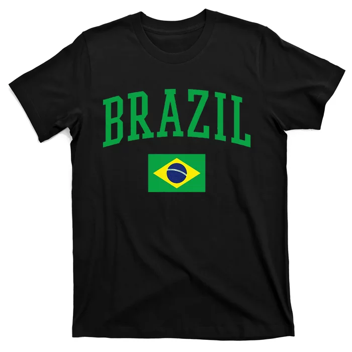 Brazil Flag Yellow T-Shirt