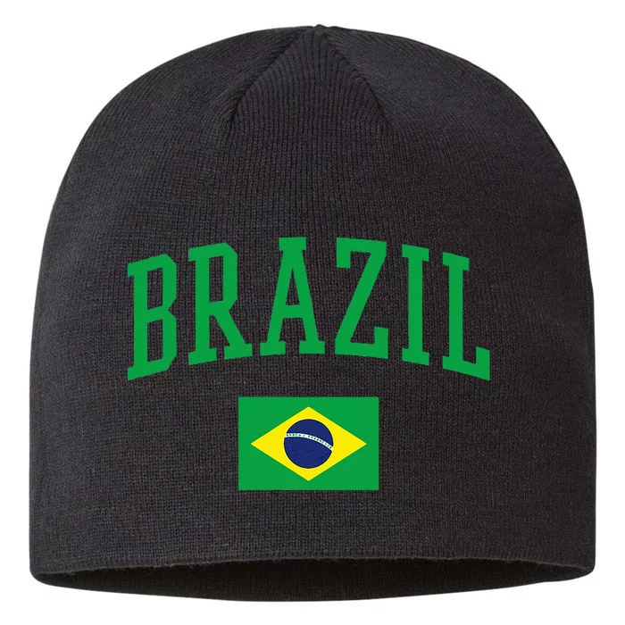 Brazil Flag Yellow 8 1/2in Sustainable Knit Beanie