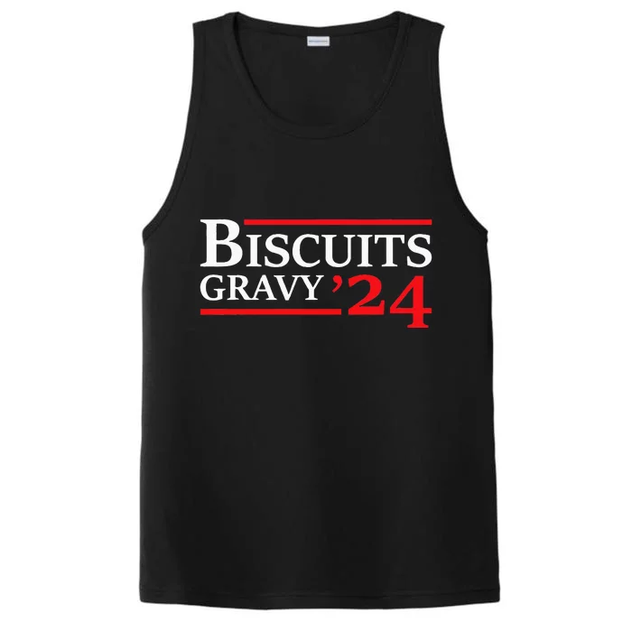 Biscuits Gravy 2024 Presidential Election Food Breakfast Performance Tank