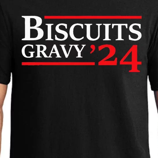 Biscuits Gravy 2024 Presidential Election Food Breakfast Pajama Set