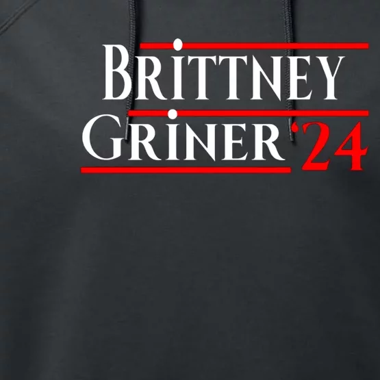 Brittney Griner 24 We Are BG Free Brittney Griner Basketball Performance Fleece Hoodie