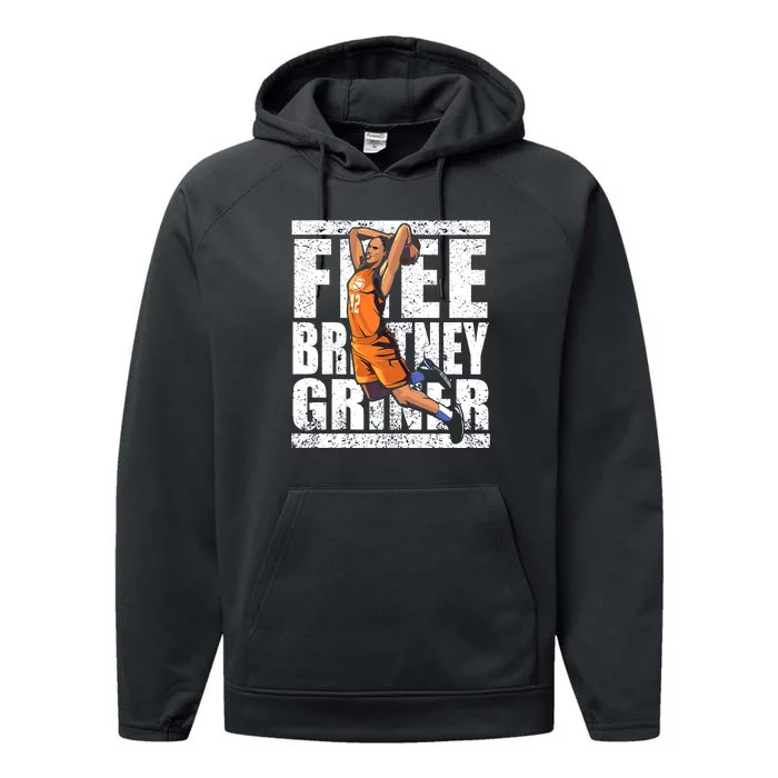 Brittney Griner 24 We Are BG Free Brittney Griner Basketball Performance Fleece Hoodie