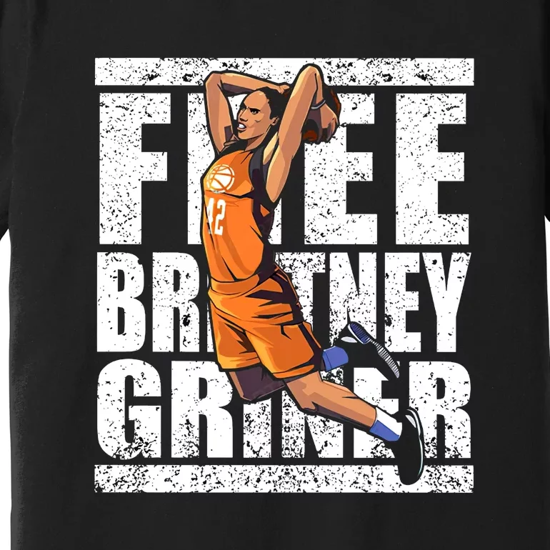 Brittney Griner 24 We Are BG Free Brittney Griner Basketball Premium T-Shirt