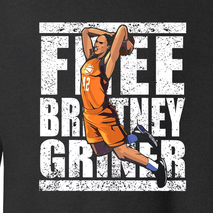 Brittney Griner 24 We Are BG Free Brittney Griner Basketball Toddler Sweatshirt