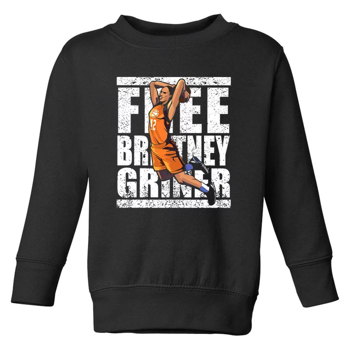 Brittney Griner 24 We Are BG Free Brittney Griner Basketball Toddler Sweatshirt