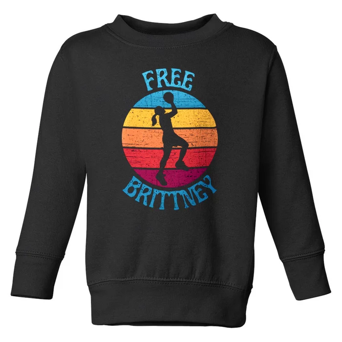 Brittney Griner 24 We Are BG Free Brittney Griner Basketball Retro Vintage Toddler Sweatshirt