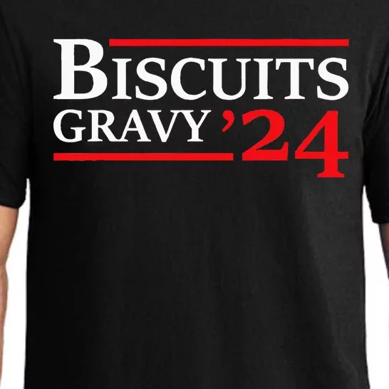 Biscuits Gravy 2024 Presidential Election Food Breakfast Pajama Set