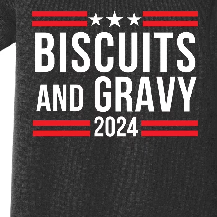 Biscuits & Gravy 2024 Foodie Southern Breakfast Food Lover Breakfast Lovers Baby Bodysuit