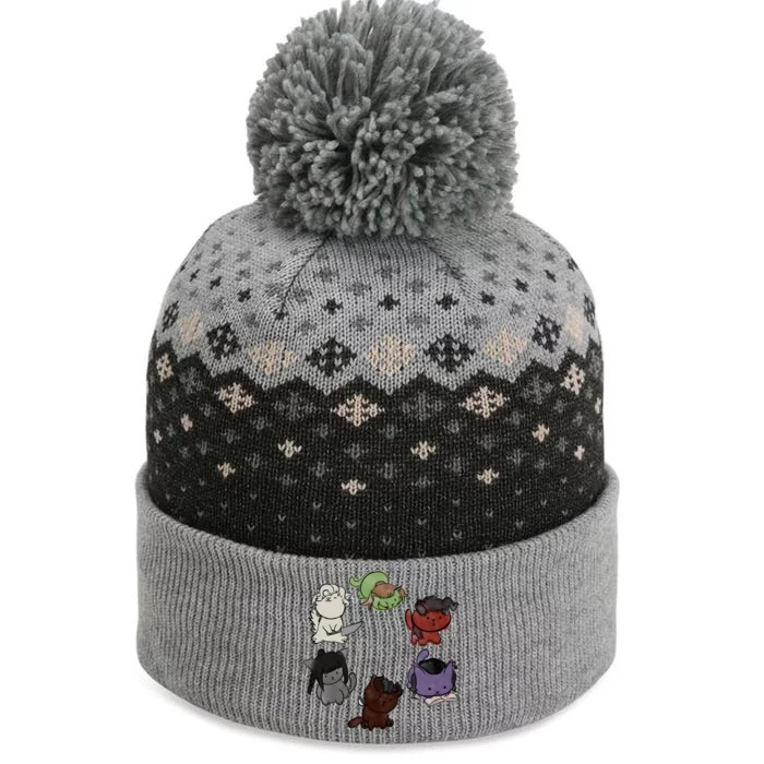 Baldurs Gate 3 Character Cute Cat Karlach Astarion The Baniff Cuffed Pom Beanie