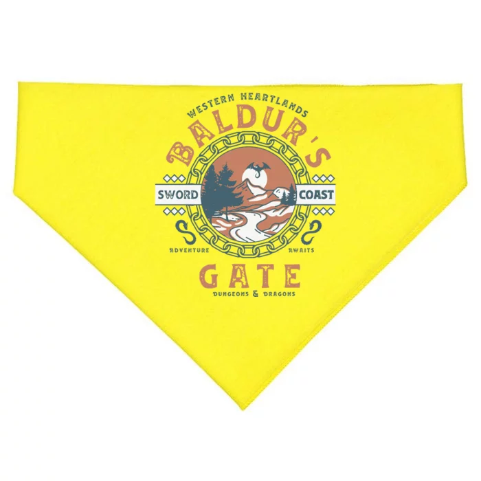 Baldurs Gate 3 Adventure Awaits USA-Made Doggie Bandana