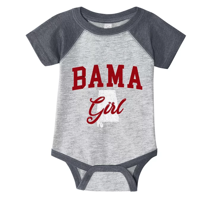 Bama Girl Alabama Pride For Women And Kidsgreat Infant Baby Jersey Bodysuit