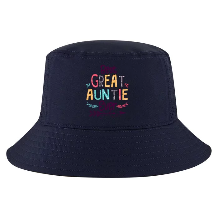 Best Great Auntie Ever Cute Arrow Family Blessing Meaningful Gift Cool Comfort Performance Bucket Hat