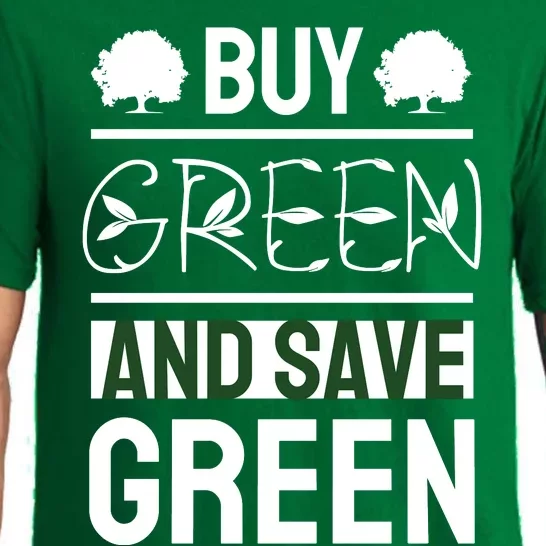 Buy Green And Save Green Pajama Set