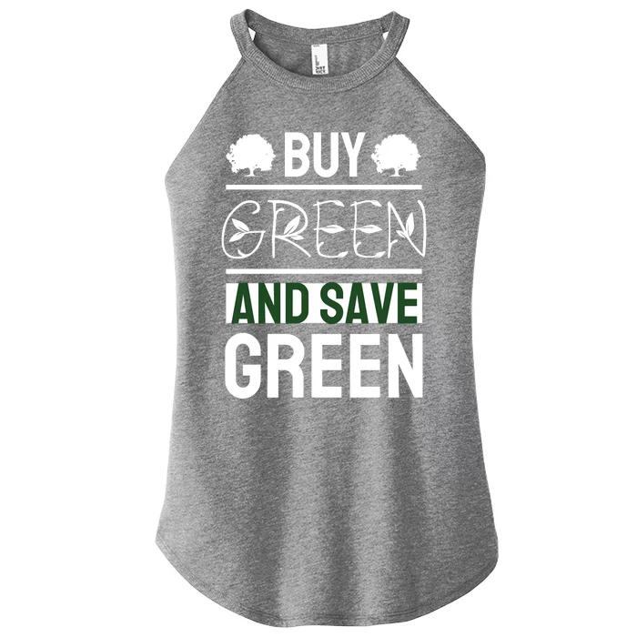 Buy Green And Save Green Women’s Perfect Tri Rocker Tank