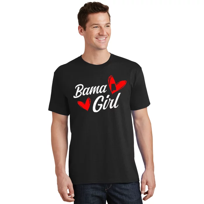 Bama Girl Alabama Love Home State T-Shirt