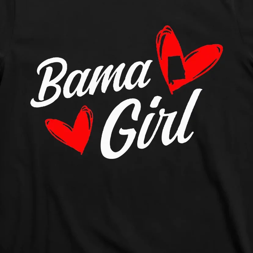 Bama Girl Alabama Love Home State T-Shirt