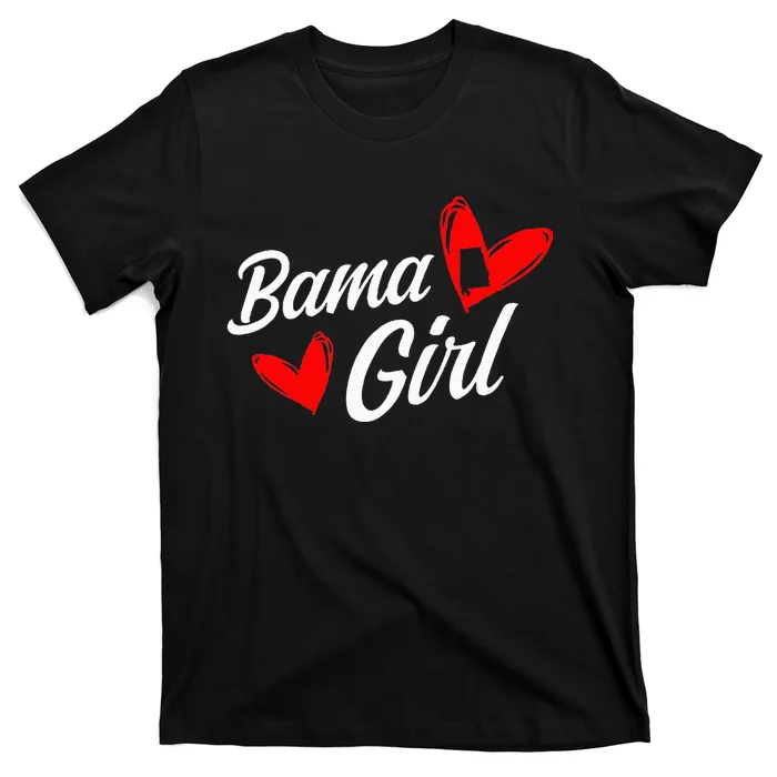 Bama Girl Alabama Love Home State T-Shirt