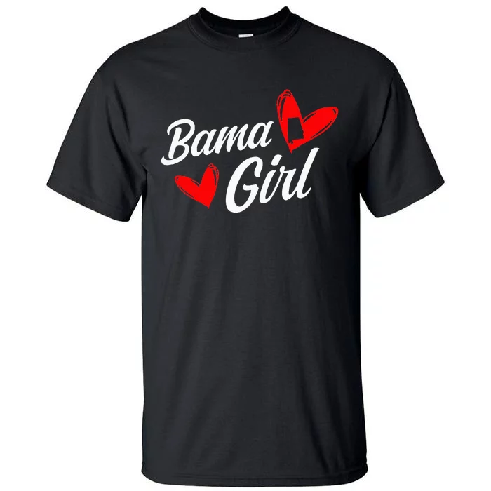 Bama Girl Alabama Love Home State Tall T-Shirt