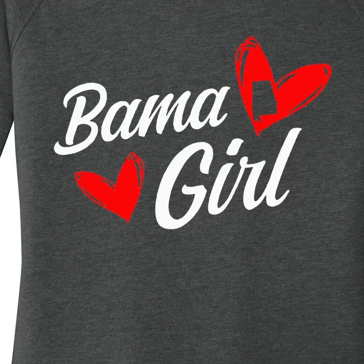 Bama Girl Alabama Love Home State Women's Perfect Tri Tunic Long Sleeve Shirt