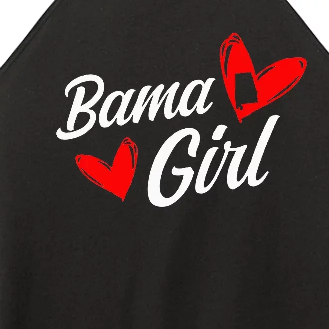 Bama Girl Alabama Love Home State Women’s Perfect Tri Rocker Tank