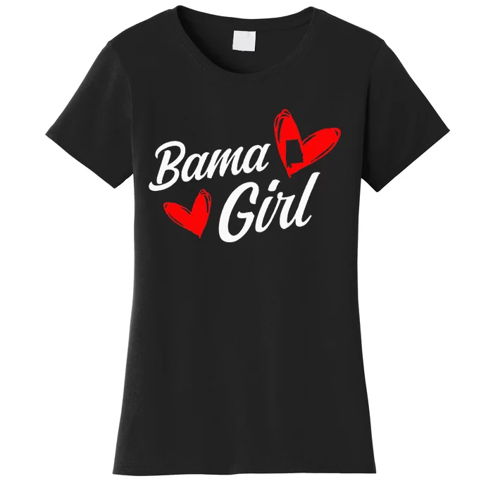 Bama Girl Alabama Love Home State Women's T-Shirt