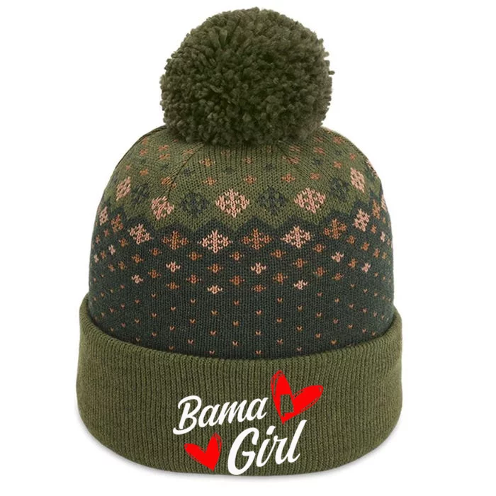 Bama Girl Alabama Love Home State The Baniff Cuffed Pom Beanie