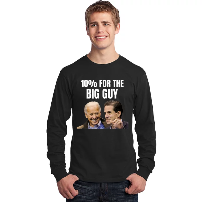 Big Guy AntiJoe Biden Long Sleeve Shirt