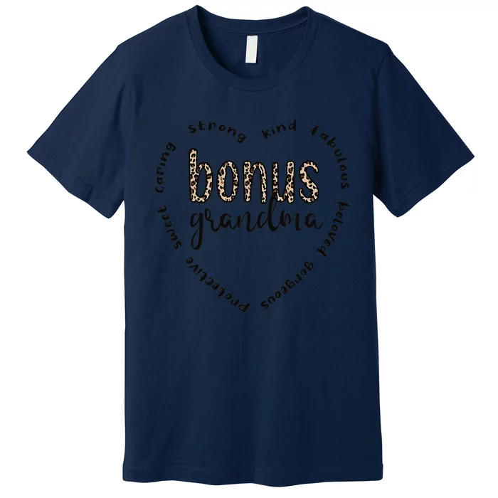 Bonus Grandma Appreciation Best Bonus Grandmother Cute Premium T-Shirt