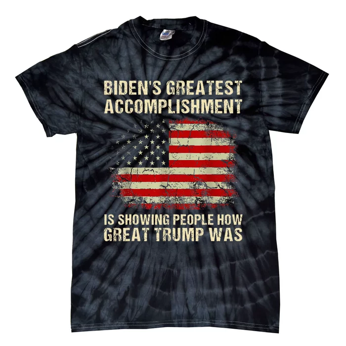 Bidens Greatest Accomplishment Is Showing Trump 2024 Tie-Dye T-Shirt