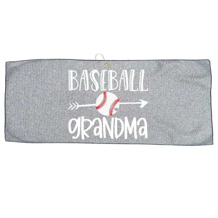 Baseball Grandma Arrow Large Microfiber Waffle Golf Towel