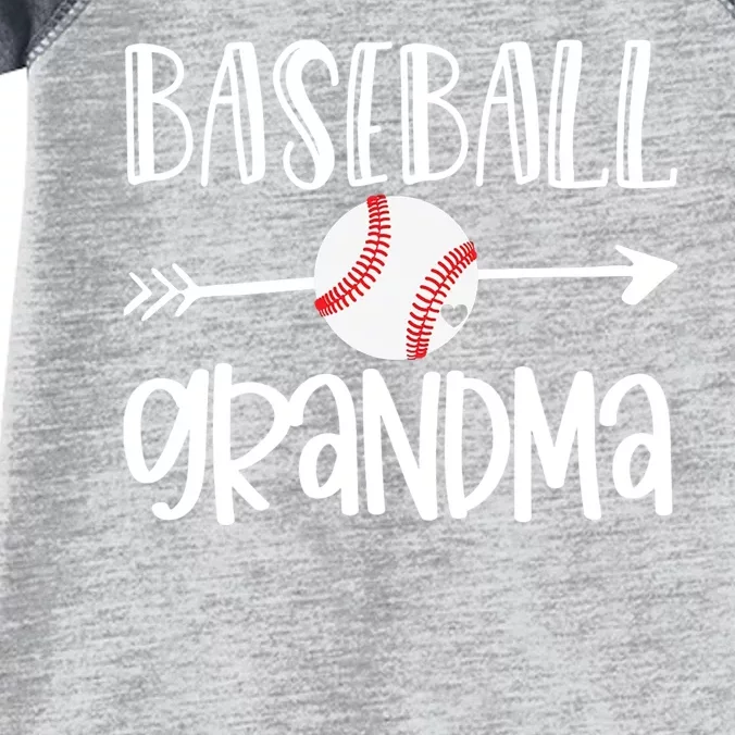 Baseball Grandma Arrow Infant Baby Jersey Bodysuit