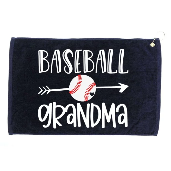 Baseball Grandma Arrow Grommeted Golf Towel