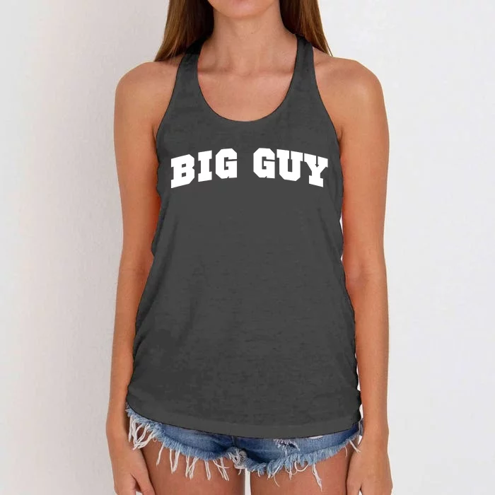 Big Guy Academy Women's Knotted Racerback Tank