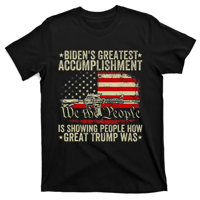 Bidens Greatest Accomplishment Is Showing Trump 2024 T-Shirt