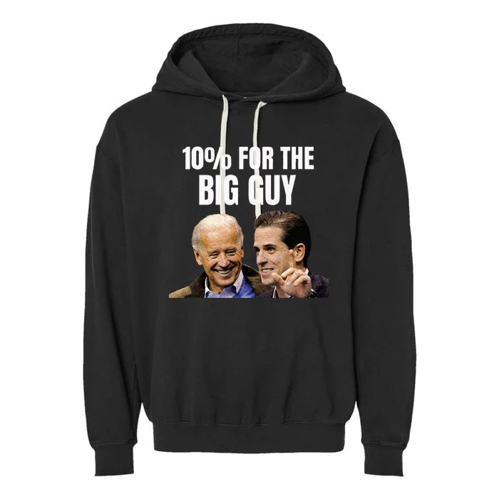 Big Guy Anti Joe Biden Garment-Dyed Fleece Hoodie